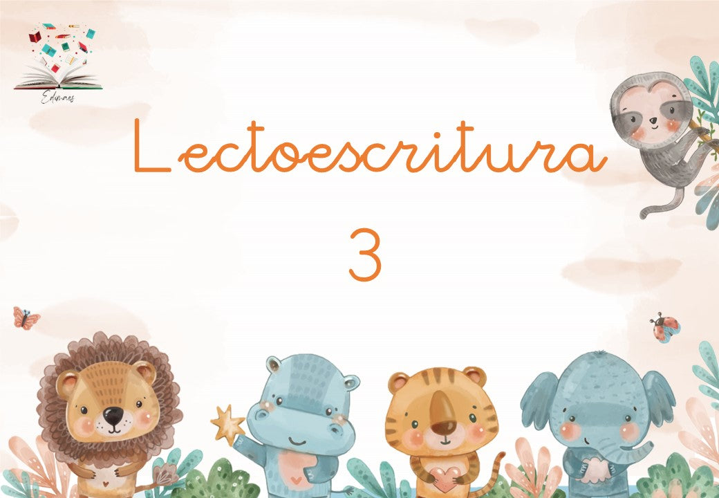 Lectoescritura 3 · Consonantes y Grupos Consonánticos