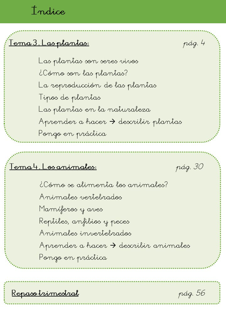 Ciencias Naturales 2º Primaria · 2º Trimestre - Imagen 2