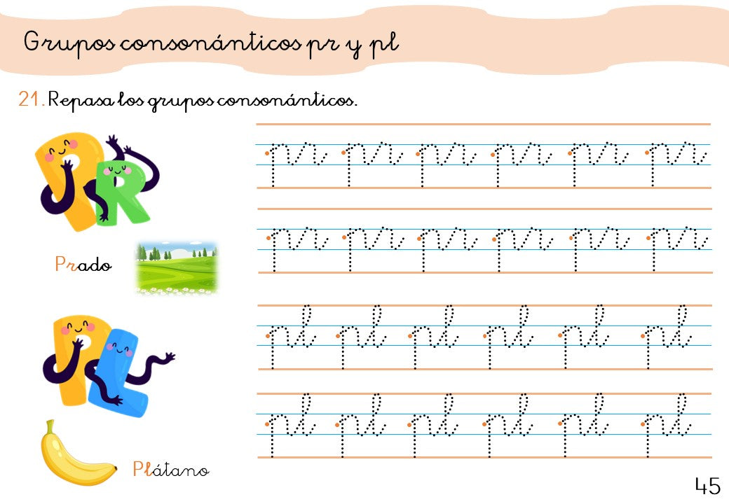 Lectoescritura 3 · Consonantes y Grupos Consonánticos - Imagen 8