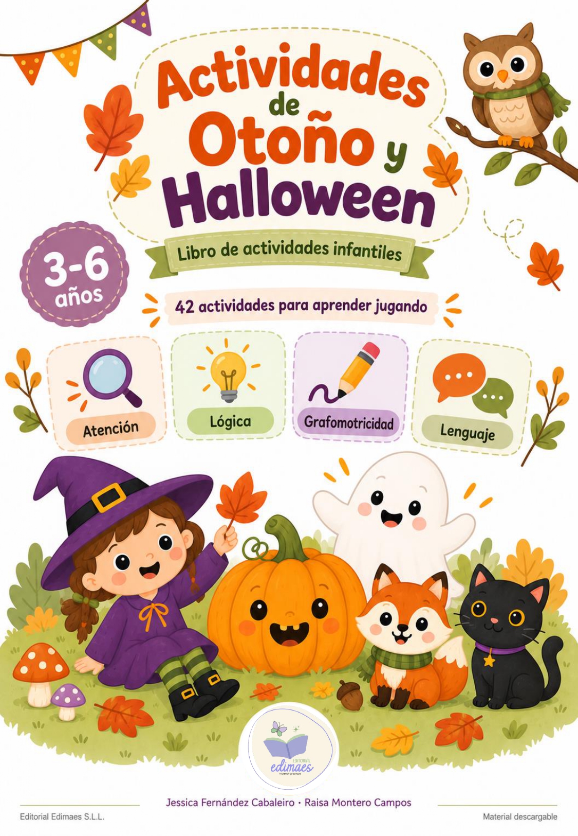 Libro de actividades Otoño y halloween I Material 3-6